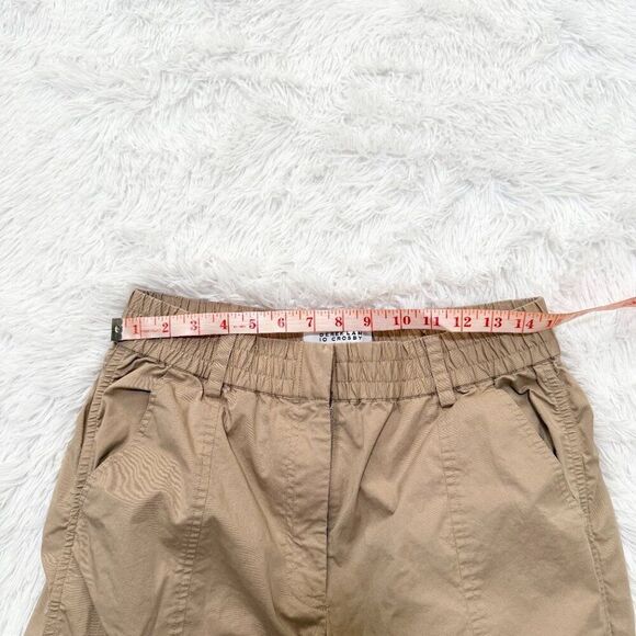 Women DEREK LAM 10 CROSBY Zippered Ankle Zip Jogger Pants Beige Size 8 - Picture 3 of 12